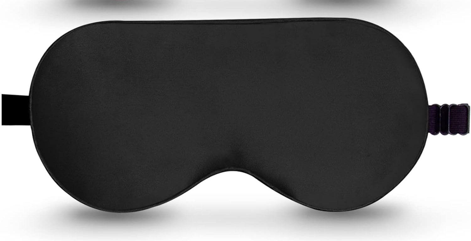 Luxury Silk Sleep Mask: Experience total darkness and ultimate comfort with our 100% pure mulberry silk eye mask, designed with an adjustable strap for a perfect fit. Ideal for reducing puffy eyes and ensuring restful sleep at home or on the go