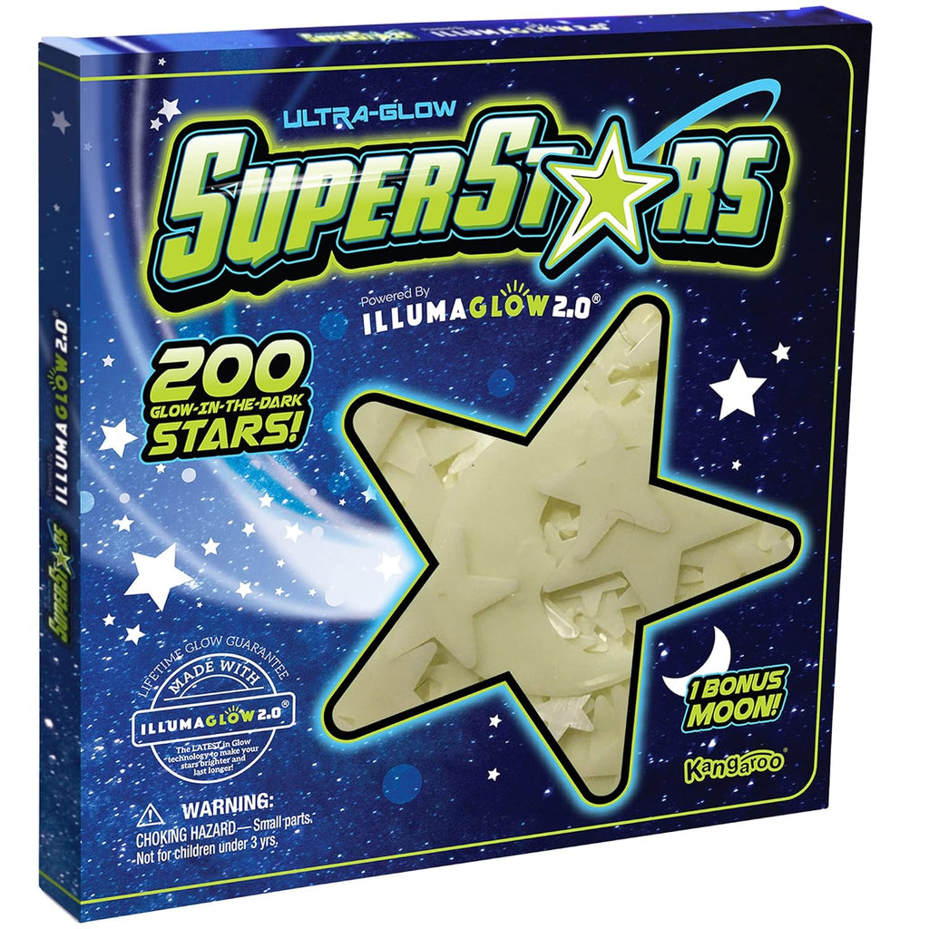 Glow-in-the-Dark Stars: 200 glowstars plus a bonus moon