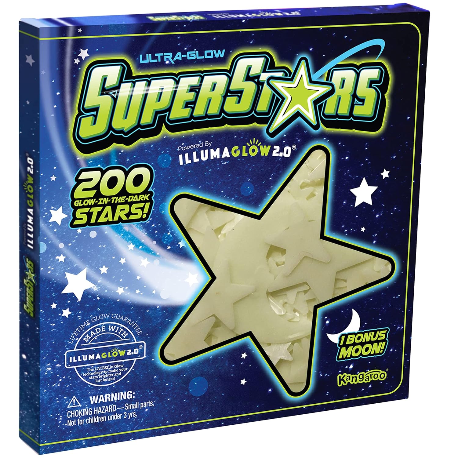 Glow-in-the-Dark Stars: 200 glowstars plus a bonus moon