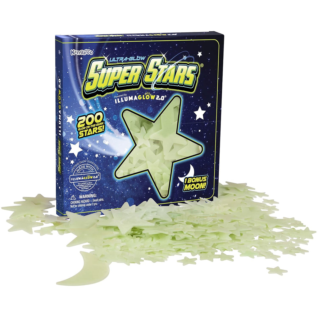 Glow-in-the-Dark Stars: 200 glowstars plus a bonus moon
