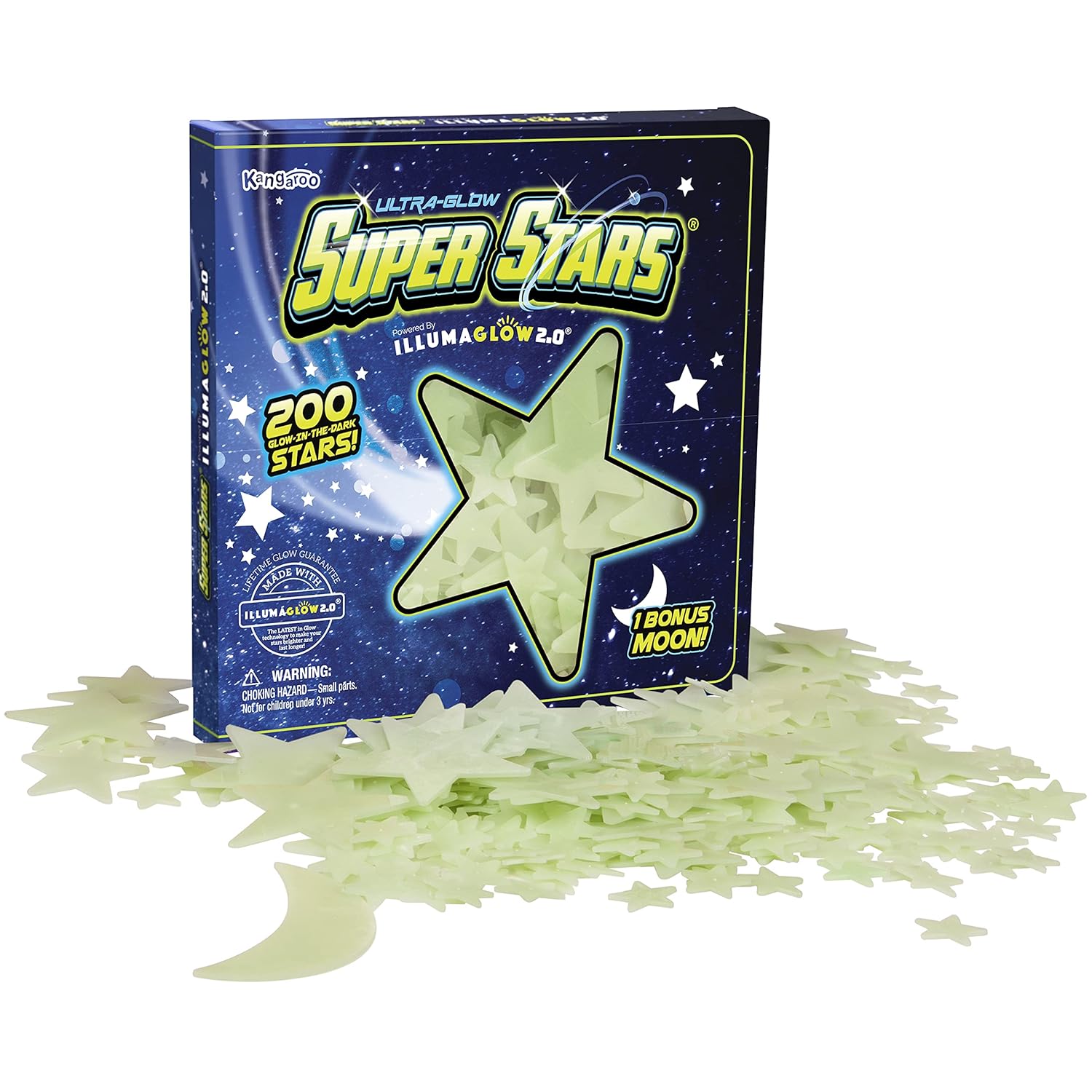 Glow-in-the-Dark Stars: 200 glowstars plus a bonus moon