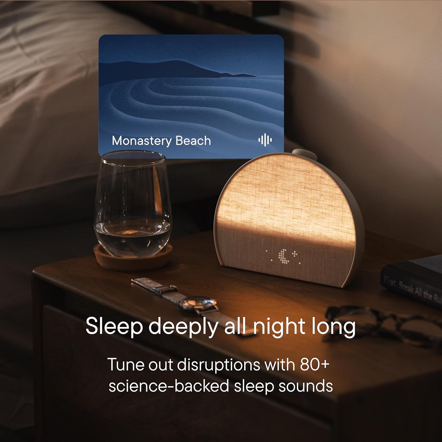 Restore 3 Sunrise Alarm Clock, Sound Machine, Smart Light (Putty) - White Noise, Screen-Free Sleep Routine