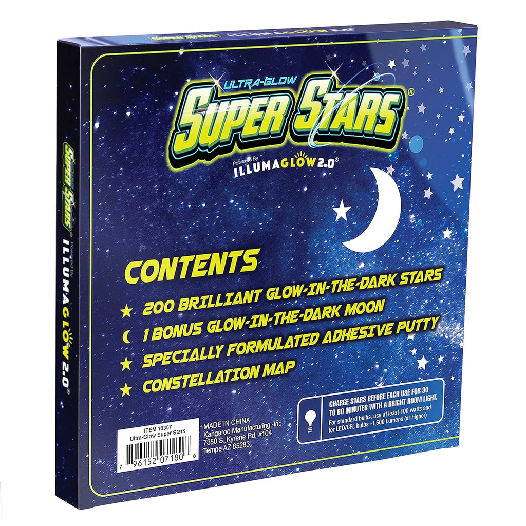 Glow-in-the-Dark Stars: 200 glowstars plus a bonus moon