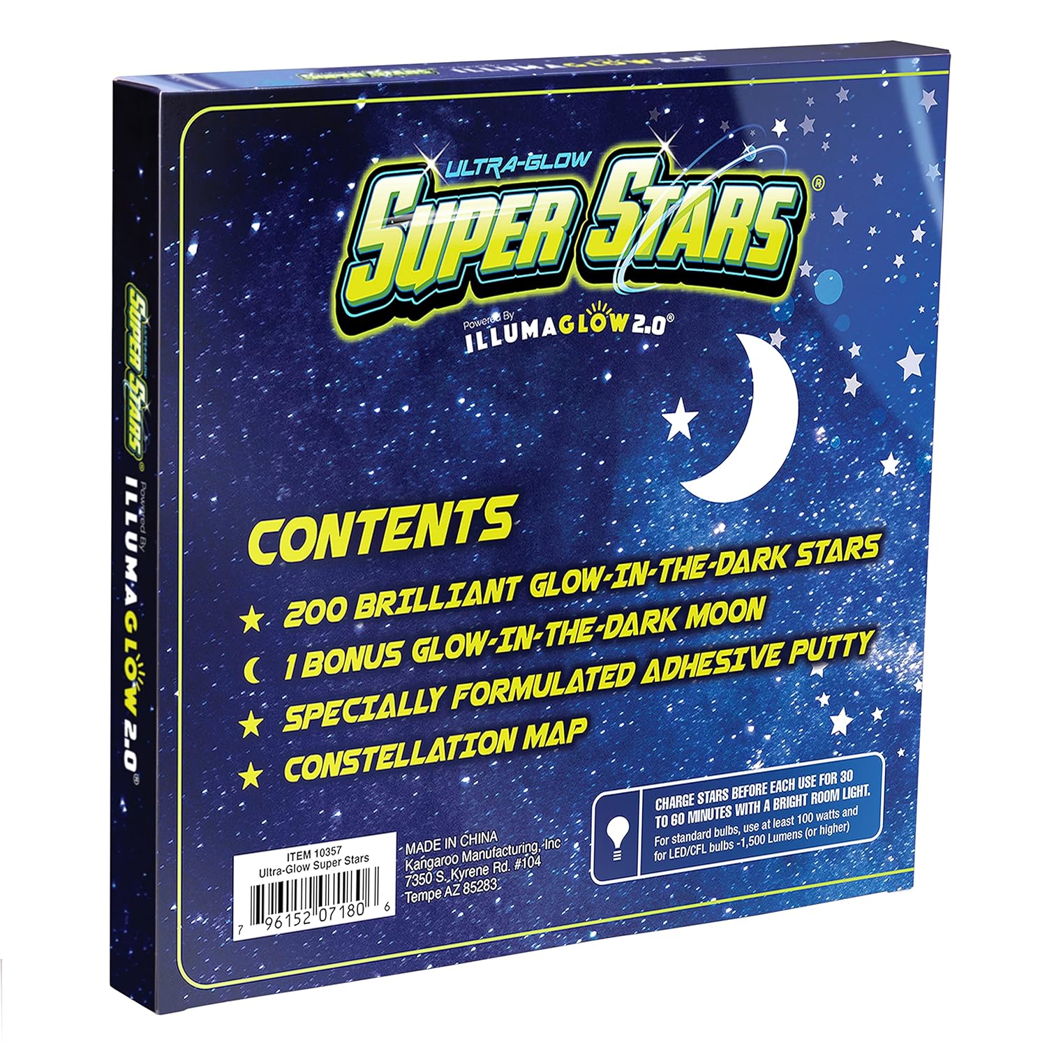 Glow-in-the-Dark Stars: 200 glowstars plus a bonus moon